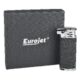 Dýmkový zapalovač Eurojet Burg, černostříbrný  (257240)