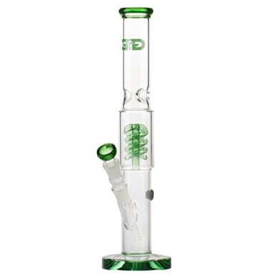 Skleněný bong s perkolací Grace Glass OG Series Green, 39cm  (GG45G)