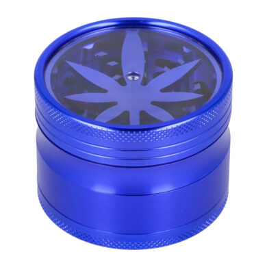 Drtič tabáku kovový Super Heroes ALU Blue, 62mm  (340063)