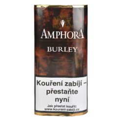 Dýmkový tabák Amphora Burley, 50g - Dýmkový tabák Amphora Burley. Skvěle namíchaná a vyvážená dýmková směs Burley tabáku s malou dávkou Virginie. Balení pouch 50g.