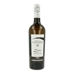 Víno Scolaris Collio Sauvignon 0,75l 2018 12,5%, bílé - Italské víno Scolaris Collio Sauvignon 2018. Tiché, bílé víno suché slámově žluté barvy s nazelenalými odlesky. Vůně je téměř divoká, s pocity žluté papriky, šalvěje, broskve a noty z rajčatového listu. Měkká a elegantní černá s dlouhou aromatickou perzistencí. Balení: láhev, 0,75L.

Obsah alkoholu: 12,5%
Rok výroby: 2018
Výrobce: Scolaris Vini s.r.l.
Vinařská oblast: Gorizia, Itálie
