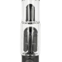 Skleněný bong s perkolací Blaze Glass Ice Flask Black, 41cm  (261832-35)