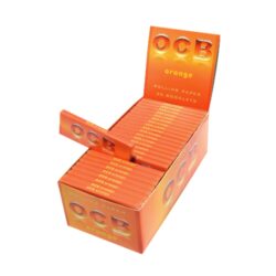 Cigaretové papírky OCB Orange - Cigaretové papírky OCB Orange. Knížečka obsahuje 50ks papírků. Rozměry papírku: 36x69mm. Prodej pouze po celém balení (displej) 50ks. Cena je uvedená za 1ks.