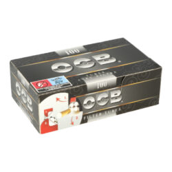 Cigaretové dutinky OCB 100 - Cigaretové dutinky OCB 100 pro výrobu vlastních cigaret klasického rozměru King Size. Krabička 100 ks dutinek.

Délka dutinky včetně filtru: 8,2cm
Průměr dutinky: 0,8cm