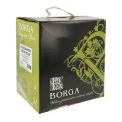 Víno Borga Chardonnay IGT 5l 12%, bílé, Bag in box - Italské víno Borga Chardonnay IGT. Bílé víno suché charakterizuje světle žlutá slámová barva, ovocná vůně se zlatými, jemnými jablkovými tóny. Na patře vyvolává pocit kůrky čerstvého chleba. Balení: Bag in box, 5L.

Obsah alkoholu: 12%
Výrobce: Azienda Vitivinicola di Borga G.& C.
Vinařská oblast: Treviso, Itálie
Distributor: Fortis-DB, spol. s r.o.