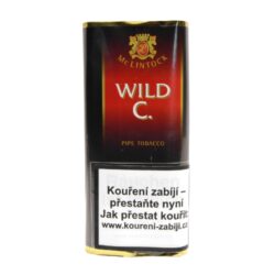 Dýmkový tabák McLintock Wild Cherry, 40g - Dýmkový tabák McLintock Wild Cherry. Tabáková směs světlého virginského tabáku spolu s dvakrát fermentovaným tabákem Cavendish, který doplňuje kořeněný řecký Orient. Touto kombinací vznikne jemná směs, mírně sladká, aromatizovaná divokými třešněmi, která je vhodná pro každodenní kouření. Balení pouch 40g.