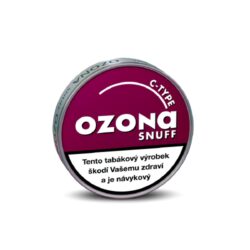 Šňupací tabák Ozona C-type Snuff, 5g - Šňupací tabák Ozona C-type Snuff. Aroma čerstvých zralých třešní propůjčuje tomuto jemně mletému mentholovému šňupacímu tabáku velmi zajímavou příchuť. Ozona Snuff je druhá nejznámější značka šňupacích tabáků německé firmy A.Pöschl Tabak. Balení 5g.