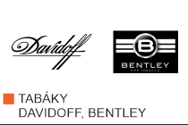 Kvalitní dýmkový tabák Davidoff, tabák Bentley. Velký výběr i z jiných značek tabáků. Skladem.